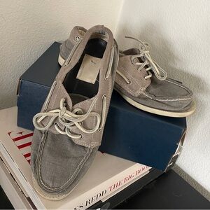 Band of Outsiders x Sperry Top-Sider Men’s Boat Shoes - Gray, Size 8.5